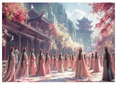 Image de Puzzle femmes geishas au temple, japon 1000 pieces - tradition, art et culture - educa - 20244