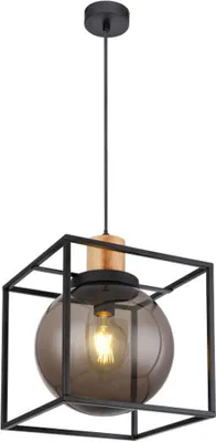 Produktbild von Hängeleuchte, Kugel Design, Käfig schwarz, L 28 cm