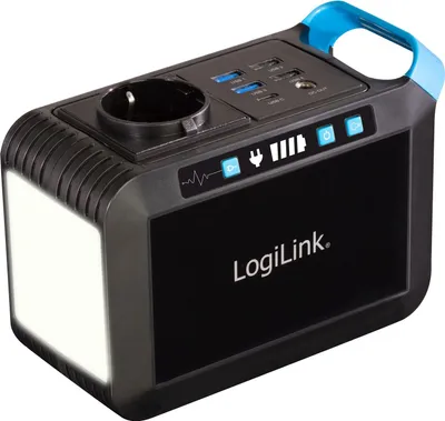 Produktbild von LogiLink Mobiles Ladegerät/Powerstation 80 Watt schwarz