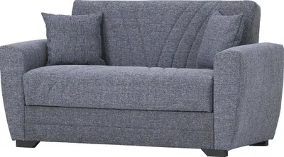 Produktbild von Schlafsofa Schlafcouch grau 170 cm mit Bettkasten - ACUN - Die Möbelfundgrube