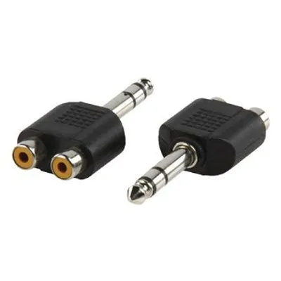 Produktbild von Valueline AC-011, RCA, 6.35mm, Schwarz