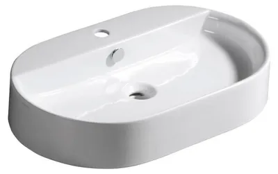 Produktbild von RING Keramik-Waschtisch zum Aufsetzen 65x40cm, weiß
