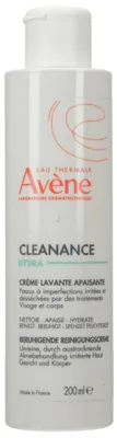 Image de Avène - Cleanance Hydra Soothing Cleansing Cream 200ml