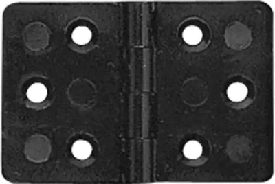 Produktbild von Nuova Rade Rechteckiges Scharnier 10 Stück Schwarz  Schwarz One Size