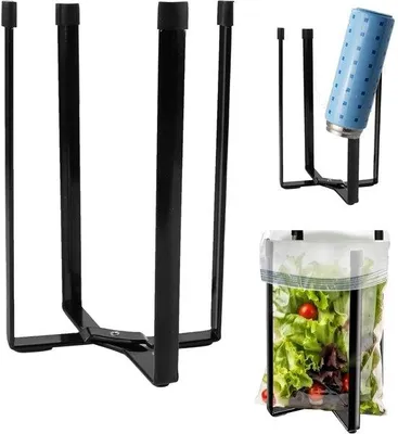 Obrázek produktu pro Kovový regál na láhve, skládací, do kuchyně, do kanceláře