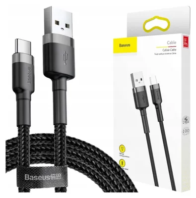 Image de Baseus CATKLF-UG1 Câble USB 3 m USB A USB C Noir