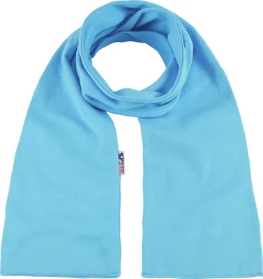 Produktbild von modAS Uni Bretonischer Schal mit Streifen und uni verschieden Farben - Herrenschal Damenschal Kinderschal 13x120 cm in Aqua