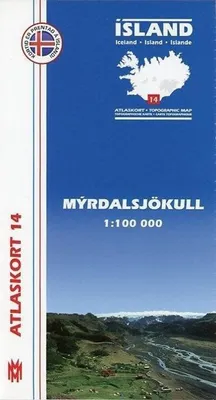 Obrázok produktu pre Atlasová mapa 14: Myrdalsjökull 1:100 000