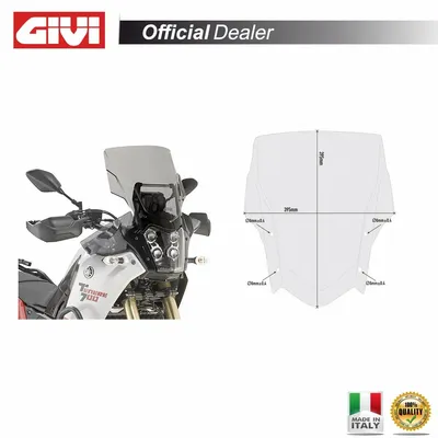 Produktbild von GIVI Spezifisches Windschild D2145S