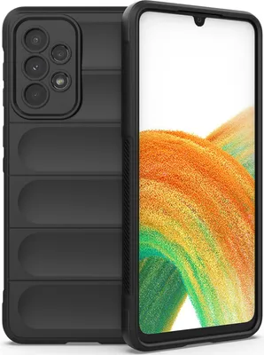 Produktbild von Samsung A33 5G Hülle, Weich TPU Silikon Stossfest Anti-rutsch Schutzhülle für Samsung Galaxy A33 5G Schwarz