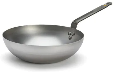 Productafbeelding van De Buyer Wokpan Mineral B Element - ø 28 cm / 3 liter - zonder anti-aanbaklaag
