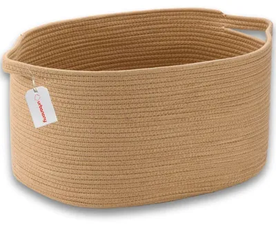 Immagine prodotto di Cesto portabiancheria e giocattoli in cotone, grande (55 x 38 x 30 cm)