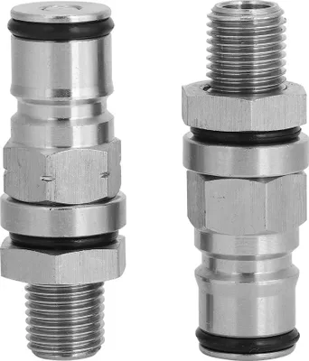 Produktbild von 304 Edelstahl Bierfass-Kugelverschlussadapter mit Überdruckventil für Heimbrauer (Gas/Flüssigkeit)