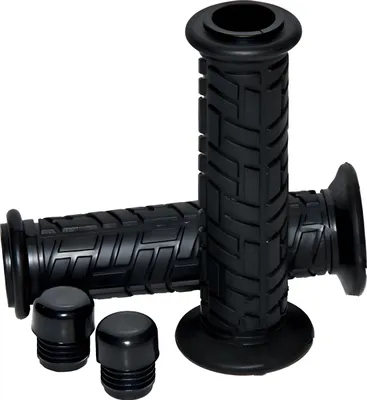 Image de Caoutchouc de poignée JMP noir diamètre 22mm, 130mm ouvert