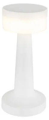Produktbild von LED Tischleuchte, Touchdimmer, USB, weiß, CCT, H 21,5 cm