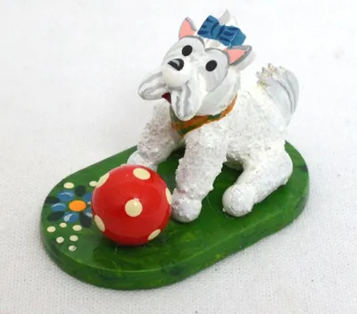 Produktbild von Hubrig - 1 Stück Miniatur Mein Hündchen ca. 3 cm