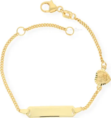 Produktbild von JuwelmaLux Gravur Armband zur Geburt 333 Gold Schutzengel JL14-03-0131