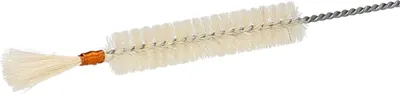 Image de Brosse pour tubes à essai avec brosse en poils de chèvre de 16 mm