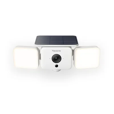 Obrázok produktu pre Reolink Solárna vonkajšia kamera s reflektorom, 2K 4MP, 150° uhol záberu, Wi-Fi 6, solárne napájanie, detekcia pohybu s alarmom (zvuk a svetlo), inteligentná detekcia