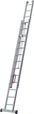 Produktbild von Euro-Profi Seilzugleiter 2-tlg. Mod. S312 - Sprossenanzahl: 2 x 13, Länge max.: ca. 6,60 m