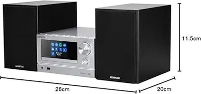 Image de Kenwood M7000SS - Micro Chaine Hi-Fi Connectée- Radio Internet via Wi-Fi-Spotify Connect