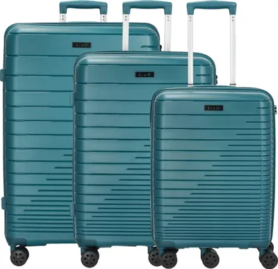Produktbild von D&N Travel Line 4600 - Trolley-Set, 3tlg. (petrol)