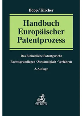 Immagine prodotto di Handbuch Europäischer Patentprozess