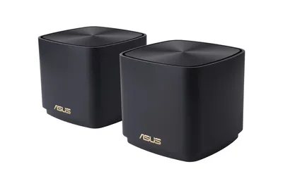 Zdjęcie produktu dla ASUS ZenWiFi XD4 Plus (B-2-PK) Dual-band (2.4 GHz/5 GHz) Wi-Fi 6 (802.11ax) Czarny Wewnętrzne