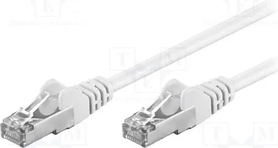 Produktbild von 1x weiß 5e  PVC 2 93498 RJ45-Kabel  5m