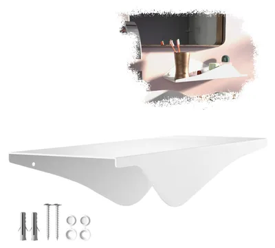 Produktbild von SOTECH Wandregal HOVER-VIII 350 x 130 x 80 mm weiß