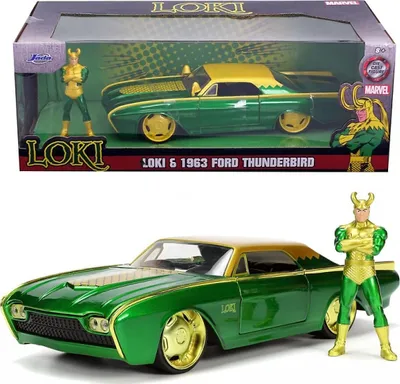Zdjęcie produktu dla Jada Marvel LokiFord Thunderbird 1:24