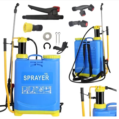 Produktbild von Black Forest, Sprühgerät 16l, Druck, Rucksack, Garten, Sprinkler + Trichter + Düsen