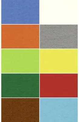 Produktbild von Fotokarton 300g/qm 35x50cm VE=20 Blatt 10 Farben sortiert