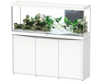 Produktbild von Aquarium aquatlantis Splendid 300 inkl. LED-Beleuchtung, Filter, Heizer, Unterschrank weiß