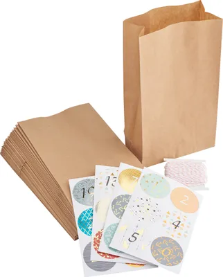 Imagen del producto de folia 9402, calendario de Adviento "Bolsas de papel natural", color marrón