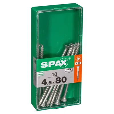 Image de Vis universelles Spax 4.5 x 80 mm TX 20 - 10 pcs.