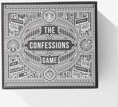 Produktbild von Kartenspiel The Confessions mit Karten und Würfeln für gewagte Gespräche