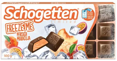 Zdjęcie produktu dla Trumpf Schogetten Freeze Me Limited Edition Peach Passion Fruit 100g