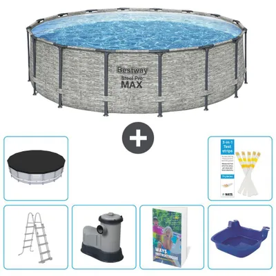Obrázek produktu pro Bestway Steel Pro MAX kulatý – 488 x 122 cm – 7dílný S662
