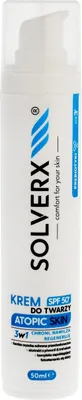 Obrázok produktu pre Solverx Ochranný krém SPF50 pre atopickú pokožku 50 ml