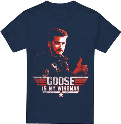 Produktbild von Top Gun - "Wingman Goose" T-Shirt für Herren TV6904 (3XL) (Marineblau)