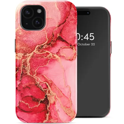 Imagen del producto de Funda para iPhone 15 - Plástico - Carcasa rígida Selencia / Protector trasero - Multicolor
