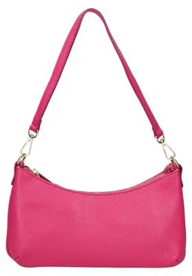 Obrázok produktu pre Dámska Kabelka Cez Plece Pravá Kožená Taška Dolár Kožená Nastaviteľná Popruh Italy Beige UNICA 27x14x3 cm