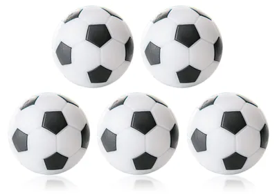 Produktbild von Kickerball Winspeed 5er Set weiß/schwarz 35mm 24g