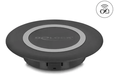 Produktbild von DeLOCK 66284, Drinnen, USB, Kabelloses Aufladen, Schwarz