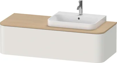 Produktbild von DURAVIT HP4942R39390010 WTU HappyD2+ wandh.,354x1300x550mm