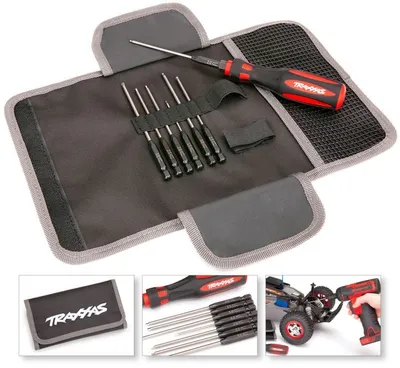 Produktbild von Traxxas TRX8711 Speed-Bit Master-Set, Innensechskant 7teilig 1/4Zoll + Griff