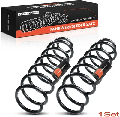 Immagine prodotto di Frankberg 2x molla sospensione asse posteriore per Renault Scénic III JZ0/1 1.4L 1.5L 1.6L 1.9L 2.0L 2009-2021