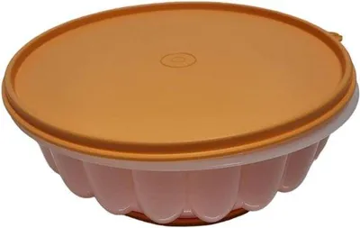 Produktbild von Große Puddingform Orangeweiß Dessert