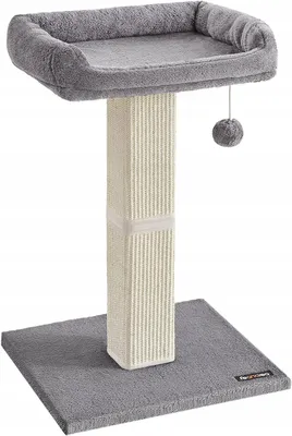 Produktbild von Feandrea Kratzbaum mit Liegefläche und Sisal, 71 cm, Grau